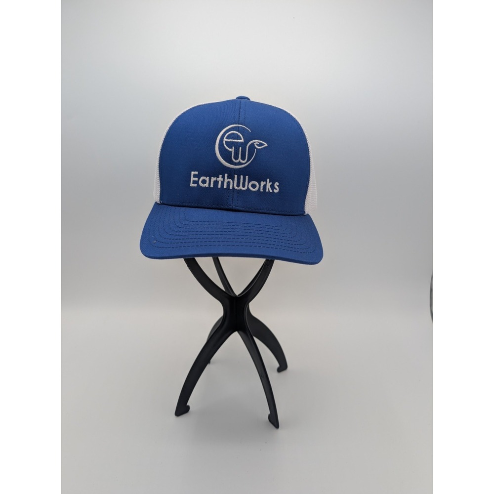 Earthworks Embroidered Logo Mesh Back Trucker Hat Pacific Headwear